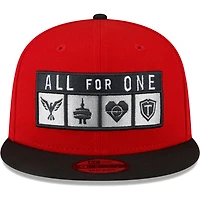 Casquette 9FIFTY Snapback Jersey Hook du Toronto FC rouge New Era pour homme