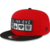 Casquette 9FIFTY Snapback Jersey Hook du Toronto FC rouge New Era pour homme