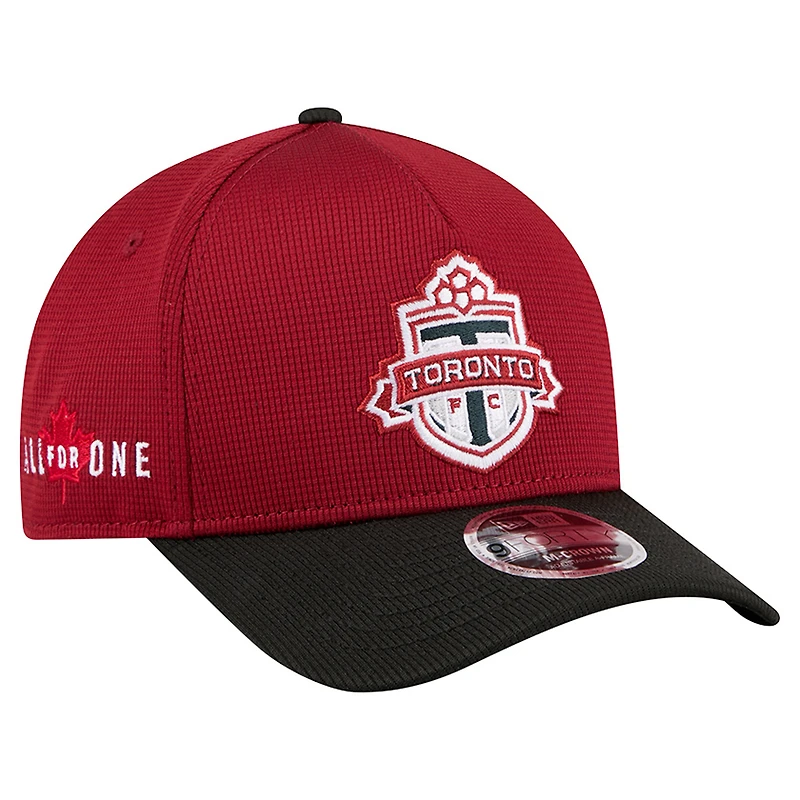 Men's New Era Red Toronto FC Jersey Hook 9FORTY M-Crown A-Frame Adjustable Hat