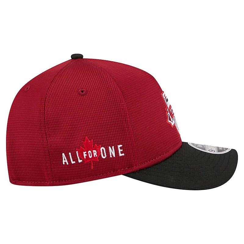 Men's New Era Red Toronto FC Jersey Hook 9FORTY M-Crown A-Frame Adjustable Hat