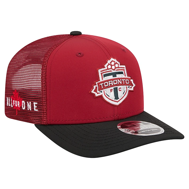 Men's New Era Red Toronto FC Jersey Hook 9SEVENTY Adjustable Hat