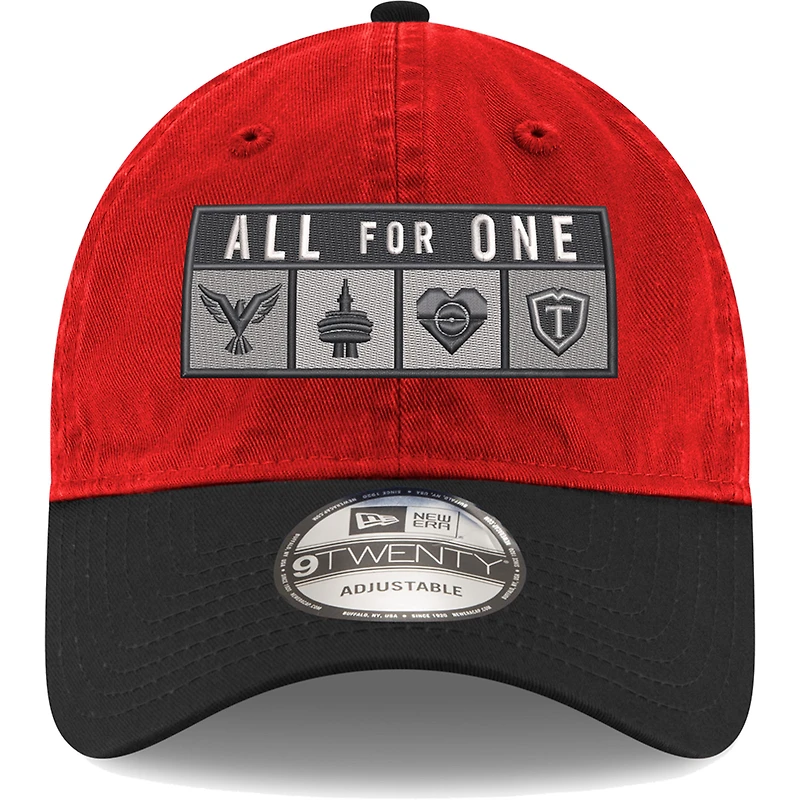 Men's New Era Red Toronto FC Jersey Hook 9TWENTY Adjustable Hat