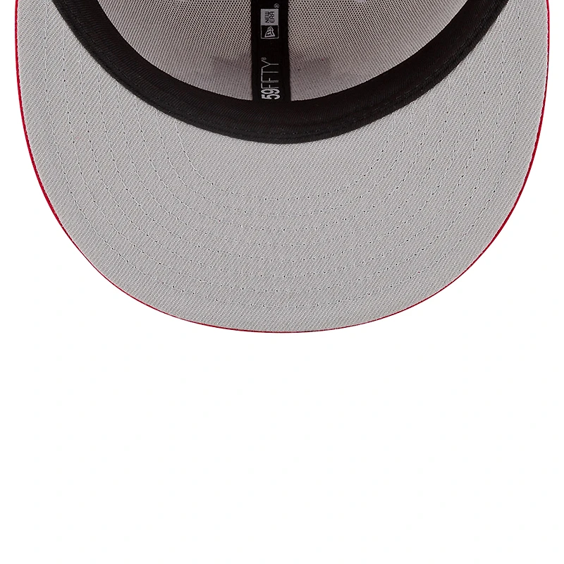 Men's New Era White/Red Toronto FC Kick Off Collection 59FIFTY Fitted Hat