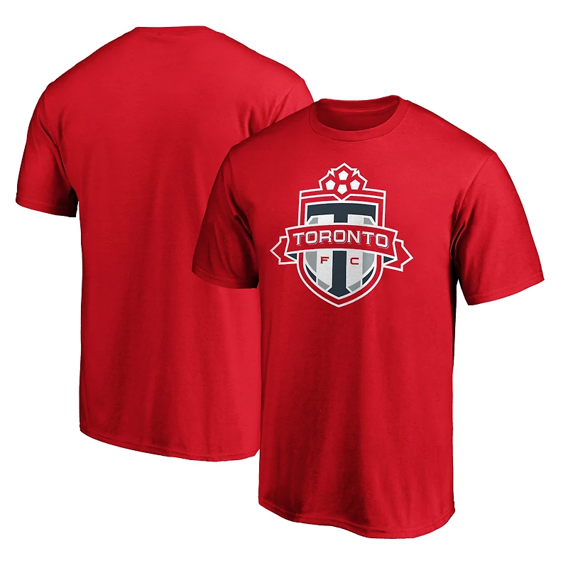 T-shirt rouge avec logo officiel du Toronto FC pour homme