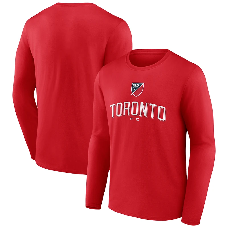Men's  Red Toronto FC Shielded Long Sleeve T-Shirt