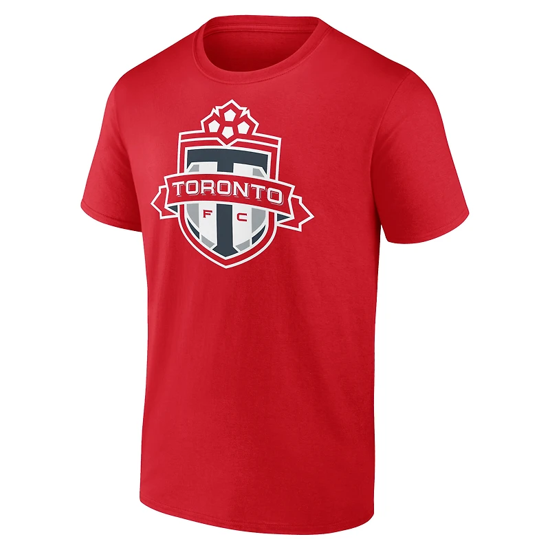 Men's Red Toronto FC Team Authentic Custom T-Shirt