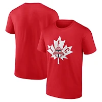 T-shirt rouge pour homme avec chant de l'équipe du Toronto FC