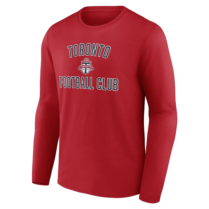Men's  Red Toronto FC Victory Arch Long Sleeve T-Shirt