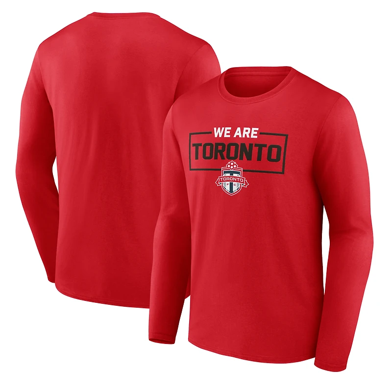 Men's  Red Toronto FC We Are Icon Long Sleeve T-Shirt