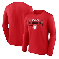 Men's  Red Toronto FC We Are Icon Long Sleeve T-Shirt