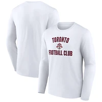 T-shirt blanc à manches longues pour homme Toronto FC Victory Arch