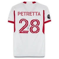 Maillot adidas blanc numéro 28, dédicacé par Raoul Petretta du Toronto FC lors de la saison 2024 de la MLS - Taille M