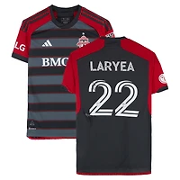 Maillot adidas noir dédicacé Richie Laryea du Toronto FC n° 22, utilisé lors du match de la saison 2024 de la MLS - Taille M