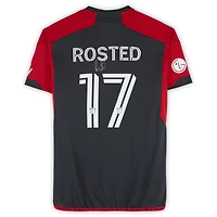 Sigurd Rosted Toronto FC Autographed Match-Used #17 Black adidas Jersey from the 2024 MLS Season - Size M