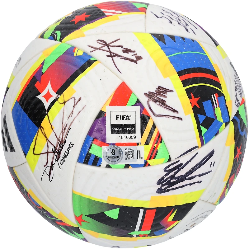 Toronto FC Autographed Match-Used adidas Soccer Ball from the 2024 MLS Season with at least 10 Signatures