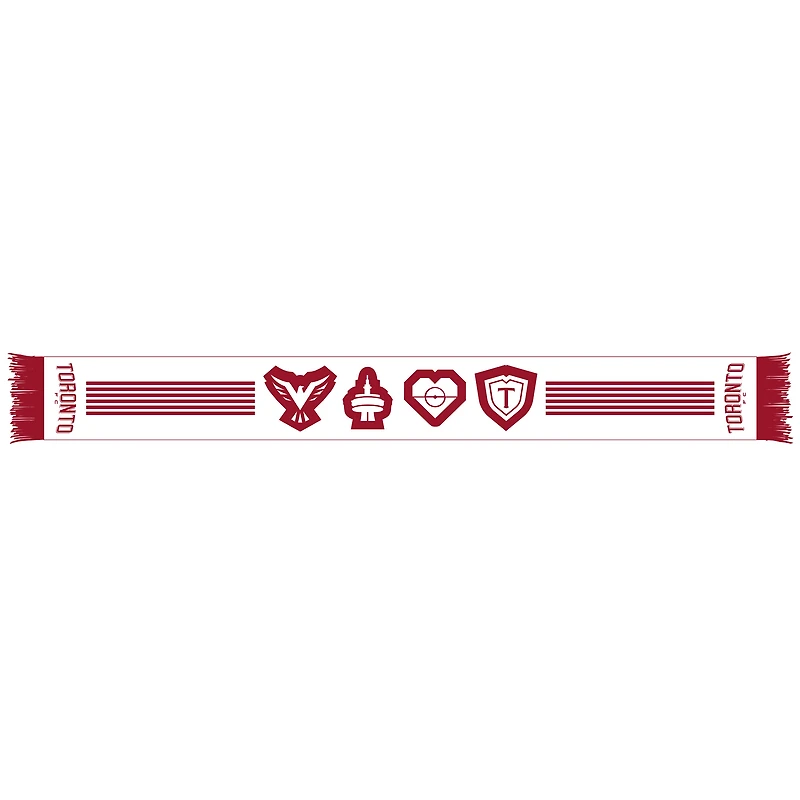 charpe à crochet en forme de maillot du Toronto FC