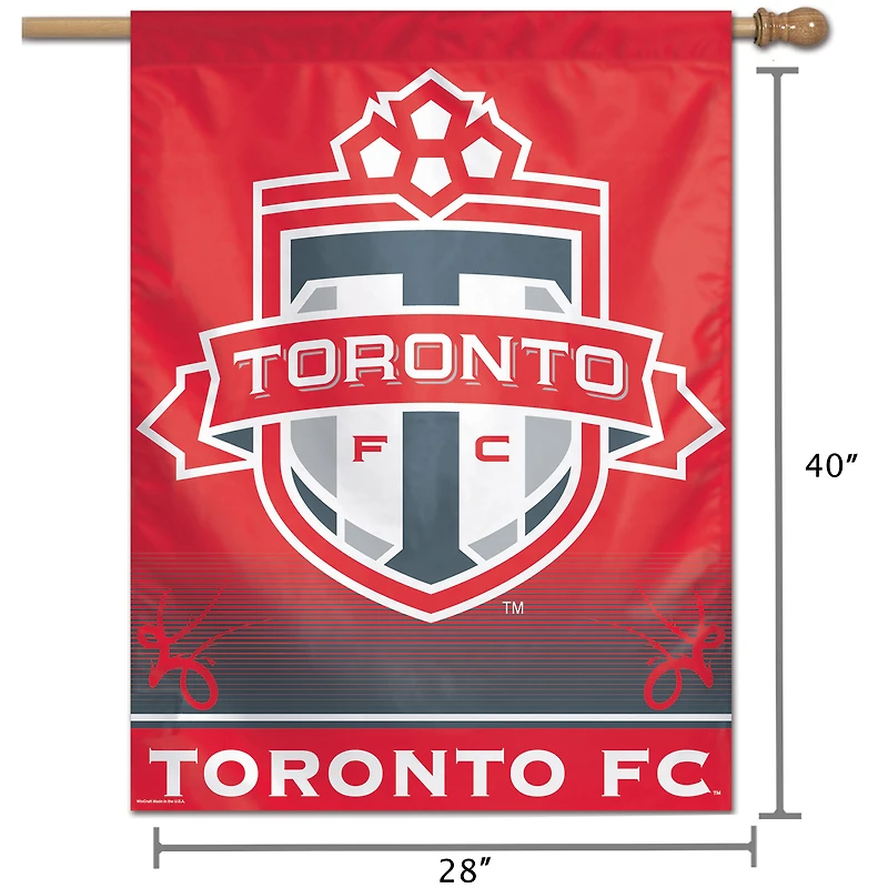 WinCraft Toronto FC Bannière verticale simple face 28" x 40"