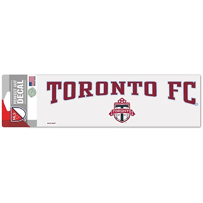 WinCraft Toronto FC 3" x 10" Perfect Cut Decal