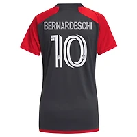 Women's adidas Federico Bernardeschi Gray Toronto FC 2023 Club Kit - Replica Player Jersey