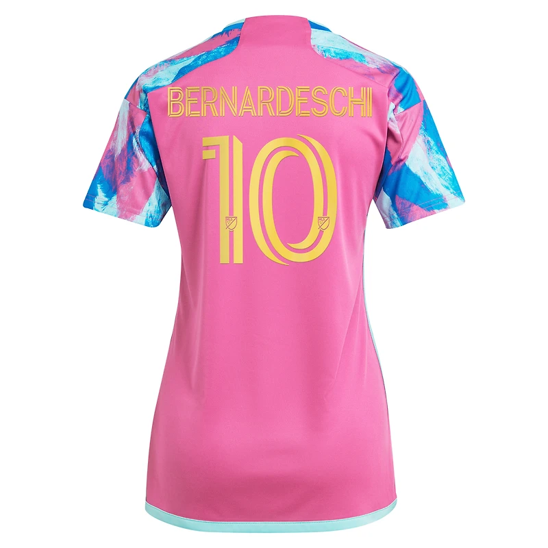 Women's adidas Federico Bernardeschi Pink Toronto FC 2023 The Energy Kit Replica Player Jersey