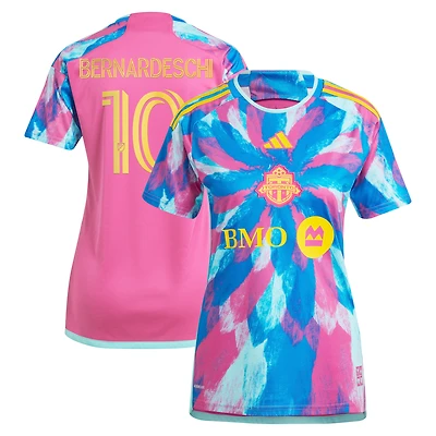 Women's adidas Federico Bernardeschi Pink Toronto FC 2023 The Energy Kit Replica Player Jersey