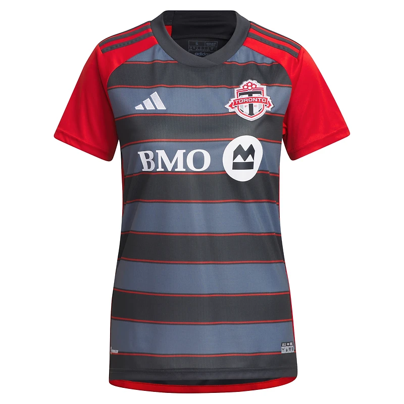 Women's adidas  Gray Toronto FC 2023 Club Kit - Replica Custom Jersey