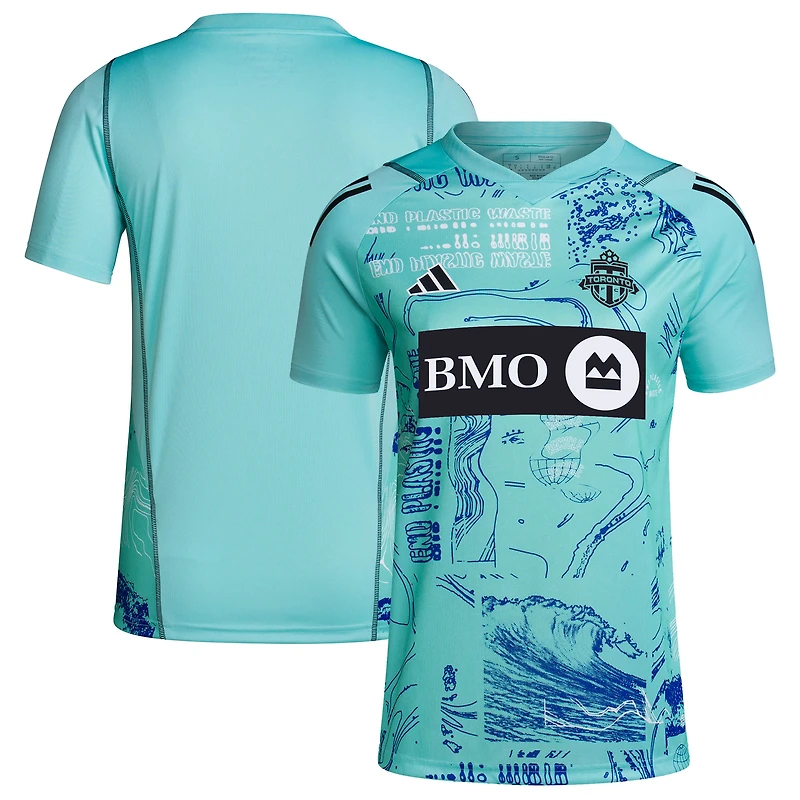 Women's adidas  Green Toronto FC 2023 One Planet Replica Jersey