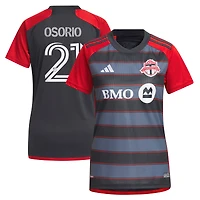Maillot adidas Jonathan Osorio gris pour femme Toronto FC 2023 Club - de joueur réplique