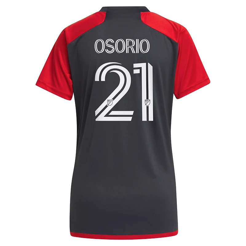 Women's adidas Jonathan Osorio Gray Toronto FC 2023 Club Kit Replica Player Jersey