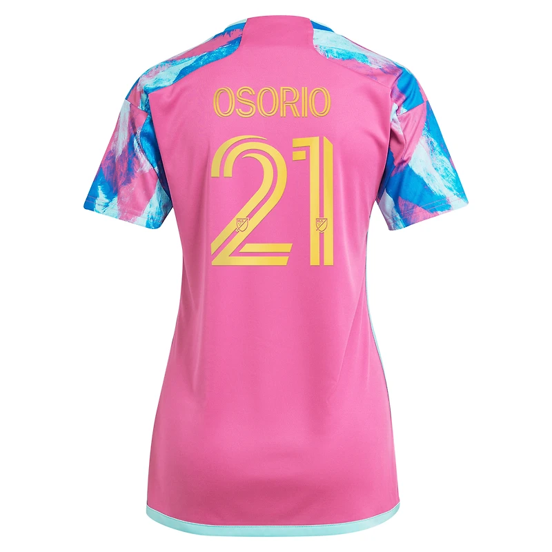 Women's adidas Jonathan Osorio Pink Toronto FC 2023 The Energy Kit Replica Player Jersey