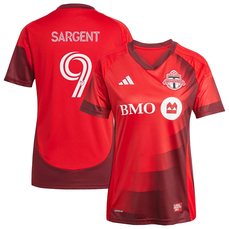 Women's adidas Josh Sargent Red Toronto FC 2025 Club Kit Replica Jersey