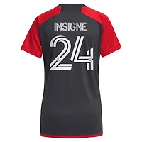 Women's adidas Lorenzo Insigne Gray Toronto FC 2023 Club Kit - Replica Player Jersey