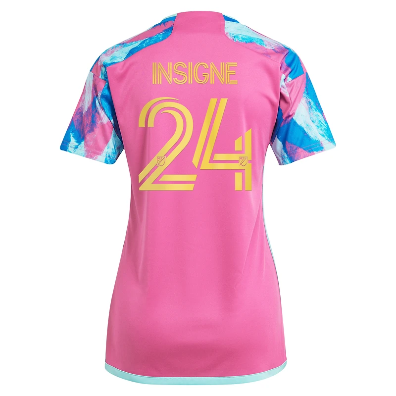 Women's adidas Lorenzo Insigne Pink Toronto FC 2023 The Energy Kit Replica Player Jersey