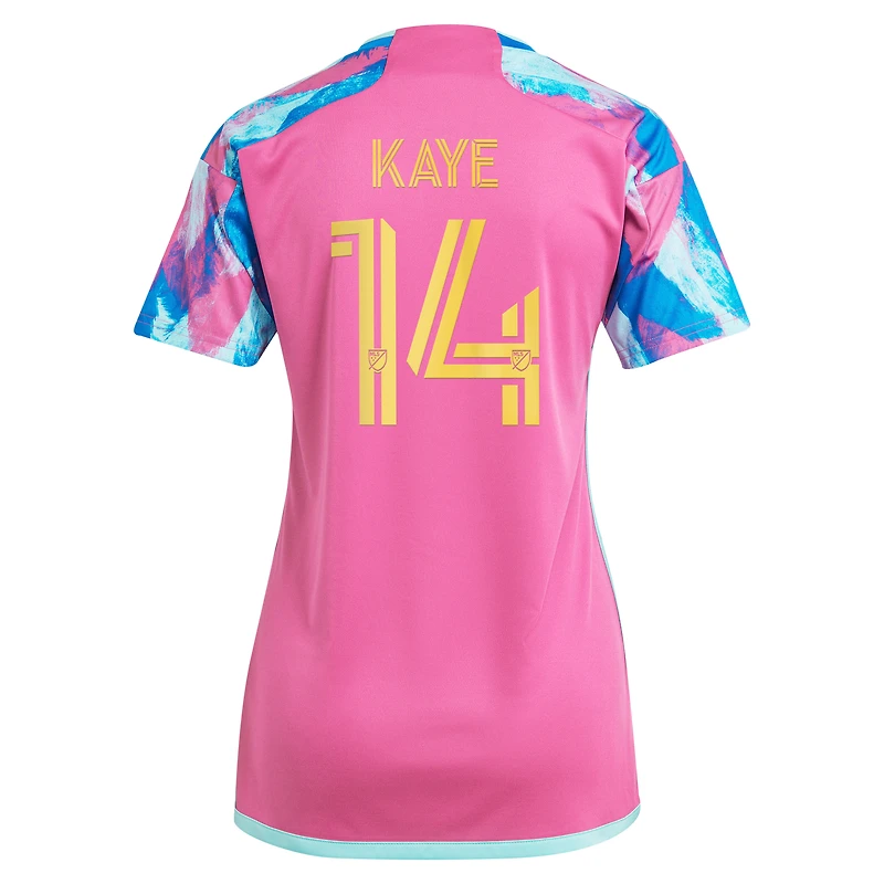 Adidas Mark-Anthony Kaye Maillot Toronto FC 2023 The Energy Kit Replica Player pour femme Rose