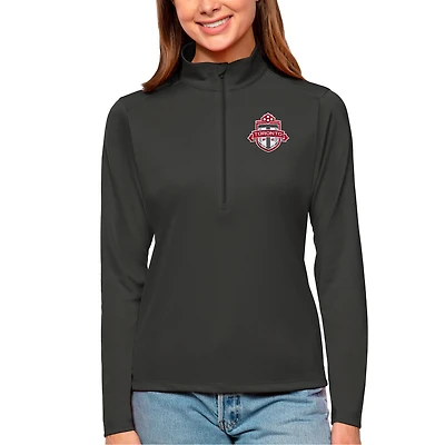 Pull-over à fermeture éclair quart de tour pour femme, coloris anthracite, hommage au Toronto FC