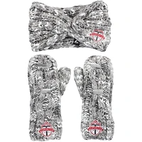 Women's ZooZatz Toronto FC Marled - Headband & Mittens Set
