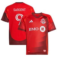 Youth adidas Josh Sargent Red Toronto FC 2025 Club Kit Replica Jersey