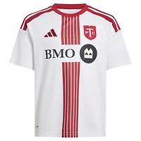 Maillot réplique blanc d'hiver 2026 du Toronto FC, porté par Josh Sargent, pour enfant, adidas