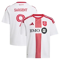 Maillot réplique blanc d'hiver 2026 du Toronto FC, porté par Josh Sargent, pour enfant, adidas