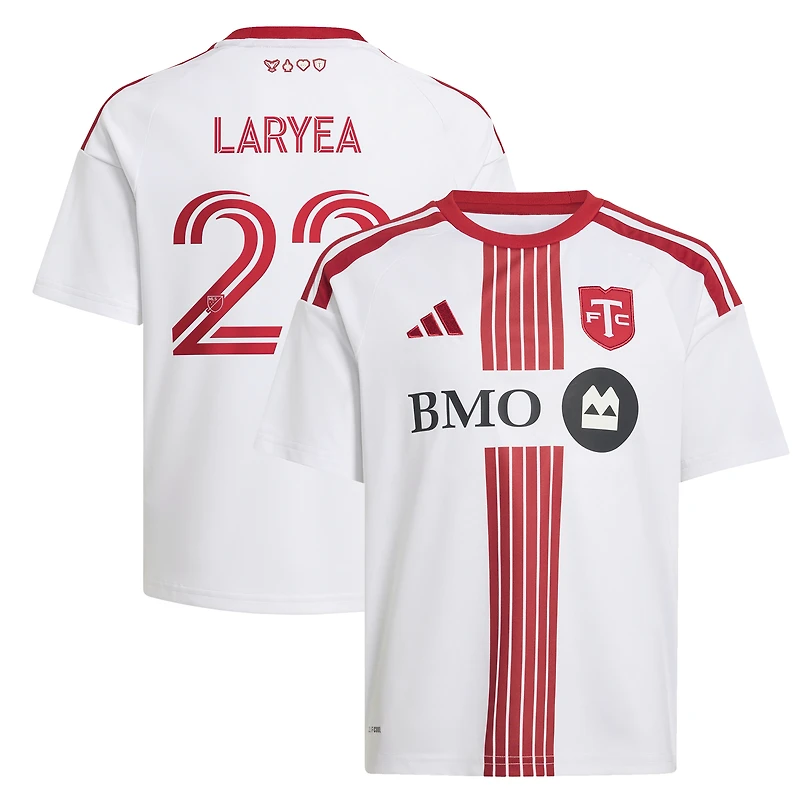 Youth adidas Richie Laryea White Toronto FC  2026 Winter Kit Replica Jersey