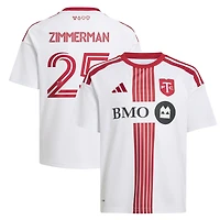 Youth adidas Walker Zimmerman White Toronto FC  2026 Winter Kit Replica Jersey