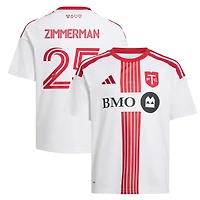 Youth adidas Walker Zimmerman White Toronto FC  2026 Winter Kit Replica Jersey
