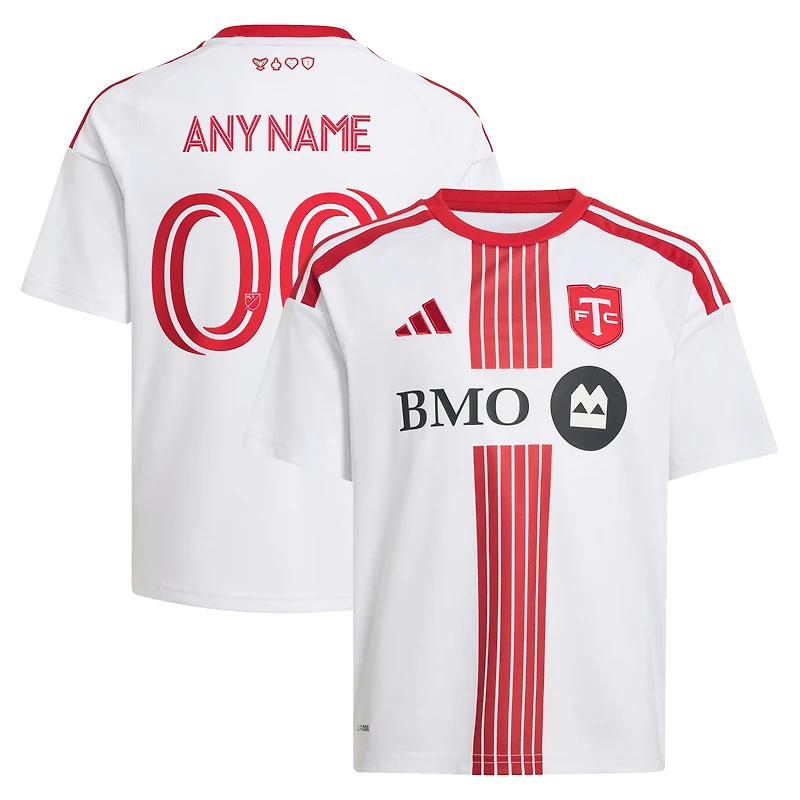 Maillot réplique personnalisé adidas blanc Toronto FC 2026 The Six pour jeunes