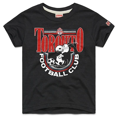 Youth Homage  Charcoal Toronto FC MLS x Peanuts Snoopy Graphic Tri-Blend T-Shirt