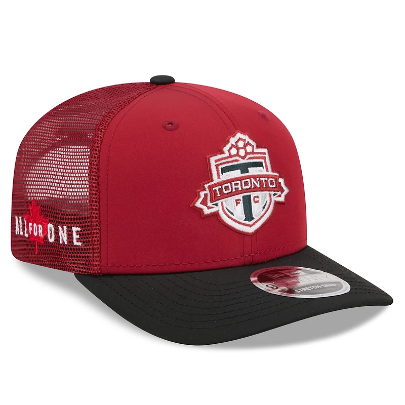 Youth New Era Red Toronto FC Jersey Hook 9SEVENTY Adjustable Hat