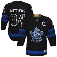 Maillot de joueur alternatif Premier noir des Maple Leafs Toronto d'Auston Matthews