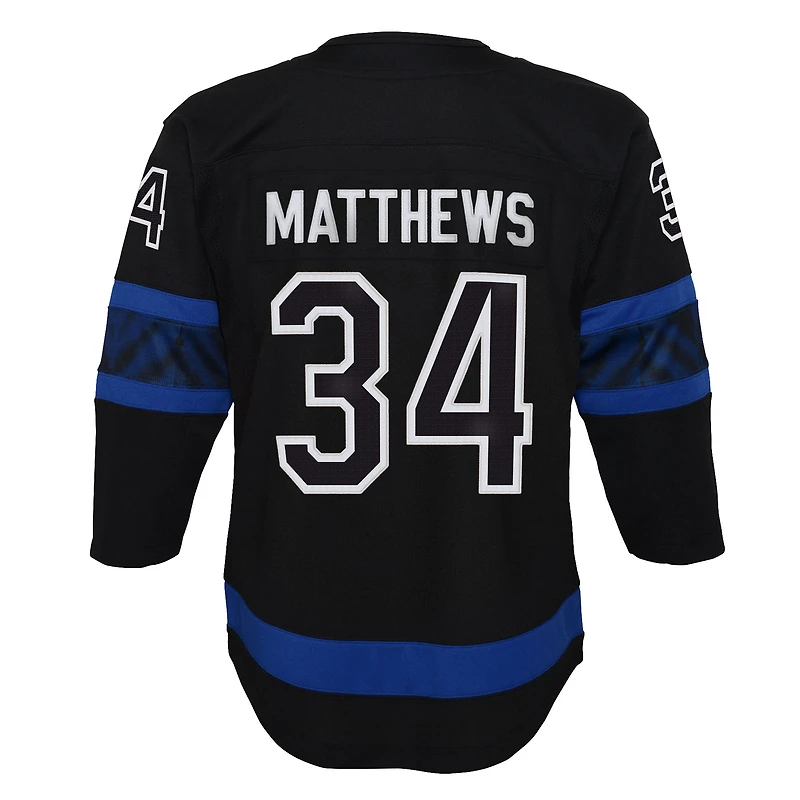 Auston Matthews Black Toronto Maple Leafs Alternate Premier Player Jersey
