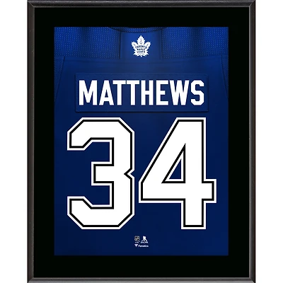 Auston Matthews Toronto Maple Leafs 10.5" x 13" Jersey Number Sublimated Player Plaque