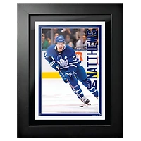 Auston Matthews Toronto Maple Leafs - 12'' x 16'' Jersey Photo encadrée
