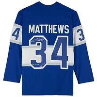 Auston Matthews Toronto Maple Leafs Autographed 2017 Centennial Classic Mitchell & Ness Jersey with "OT GWG 1-1-17" Inscription - Limited Edition of 17